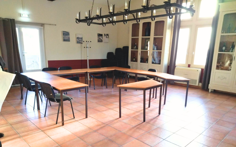 Salle Languedoc au Mas de Saporta – location pour séminaires à Lattes
